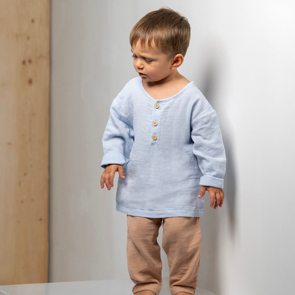Soft Muslin Sky Baby Boy Set