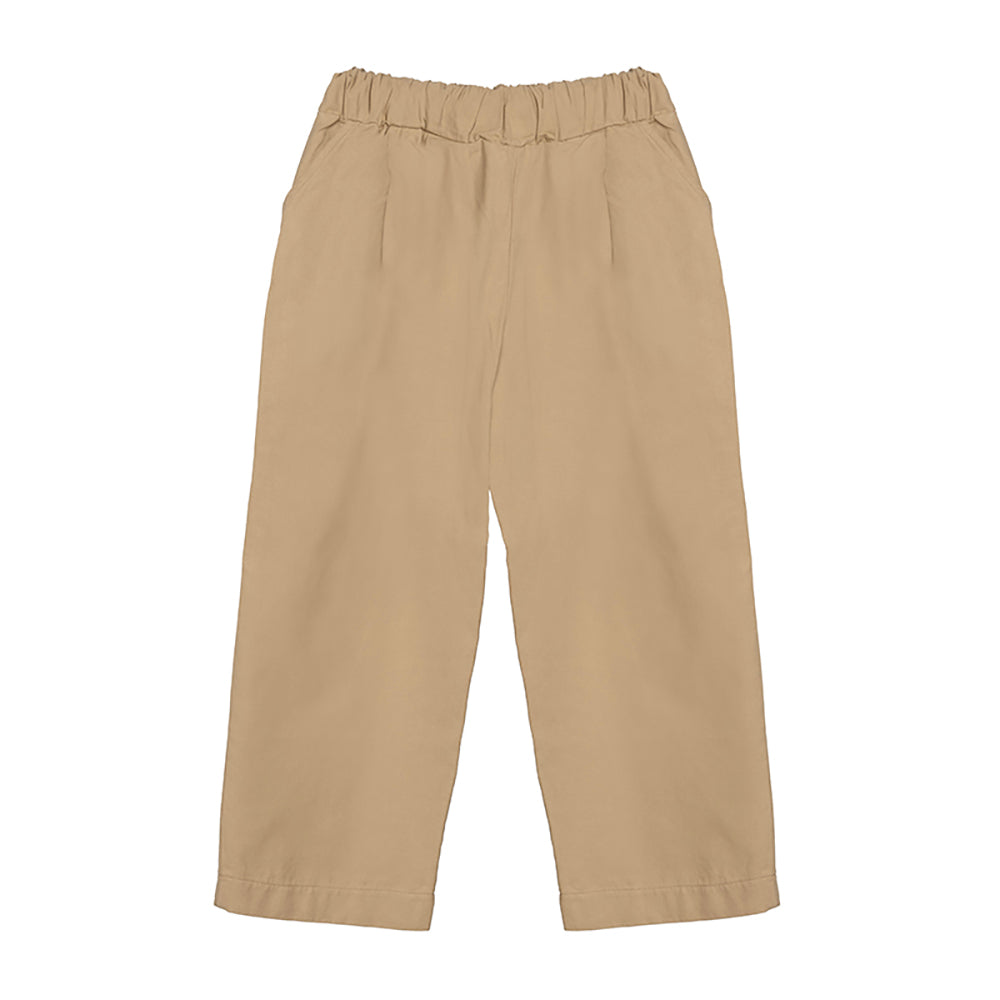 Caramel Wide-leg Girl Pants