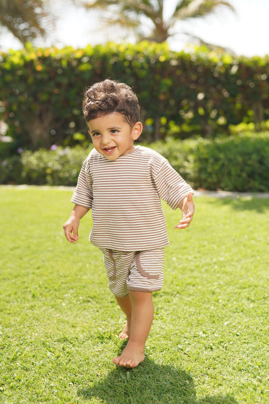 Waffle Brown Kids Set