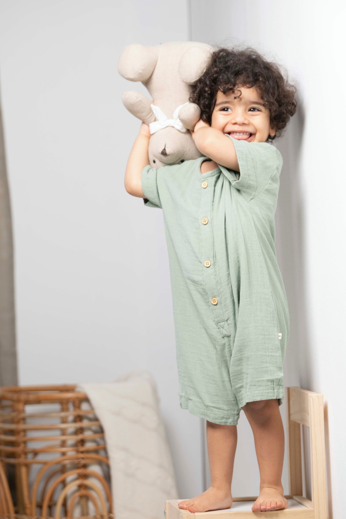 Mint Green Baby Onesie