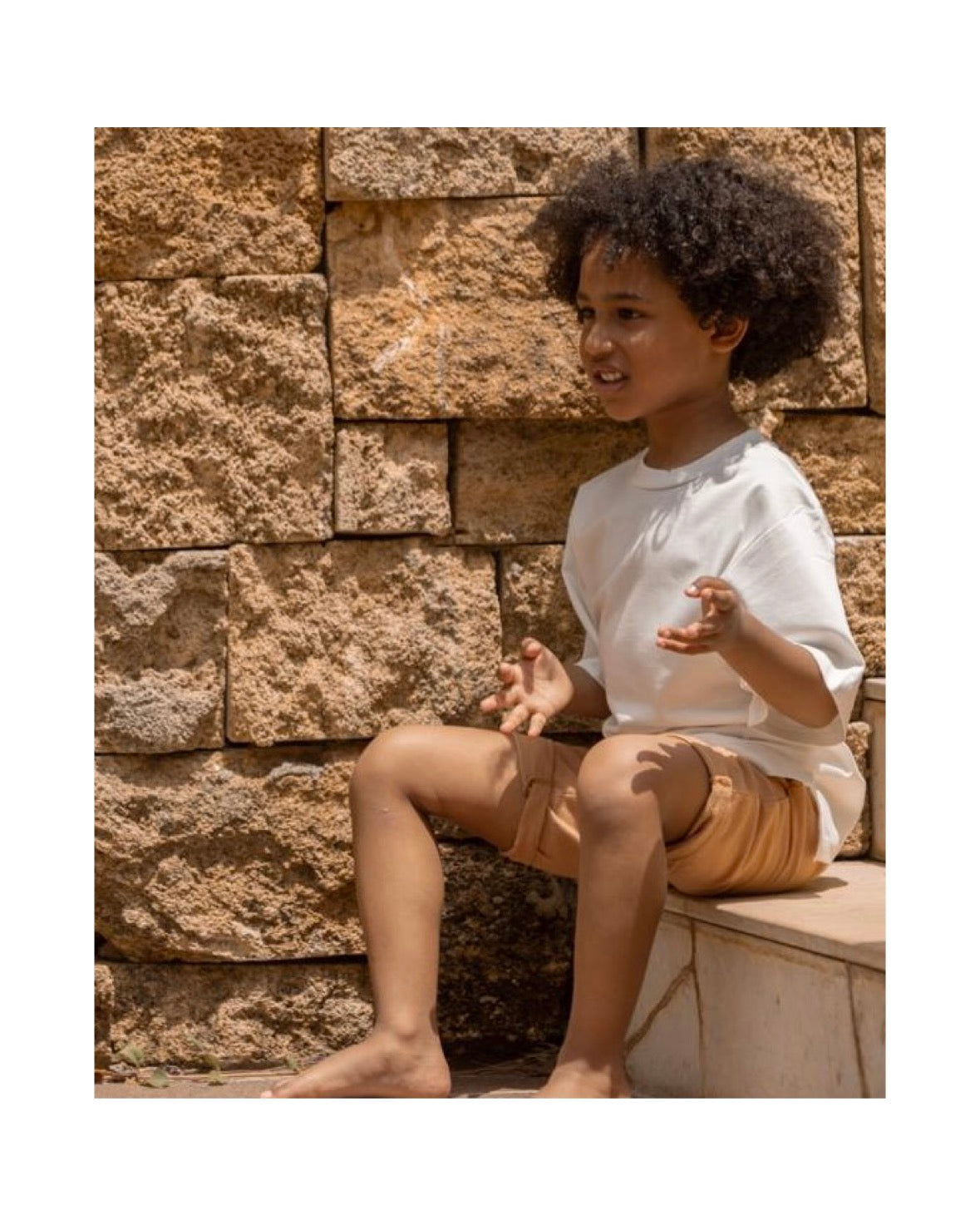 Linen Ginger Shorts