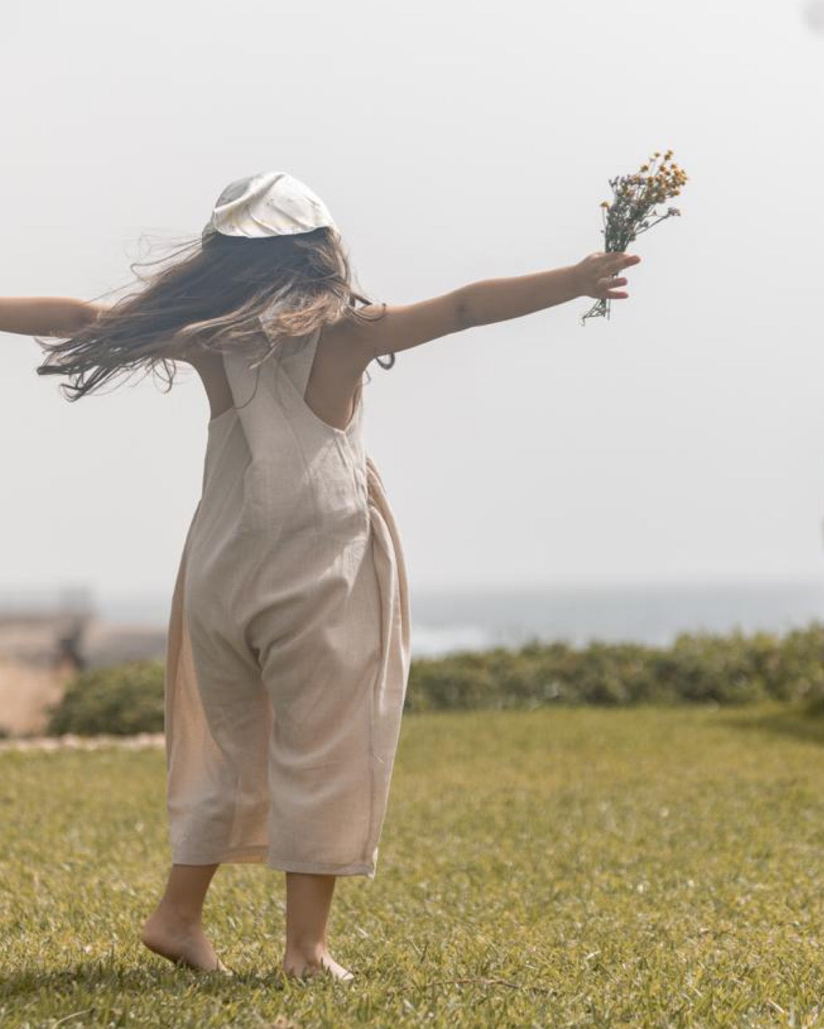 Linen Almond Jumpsuit