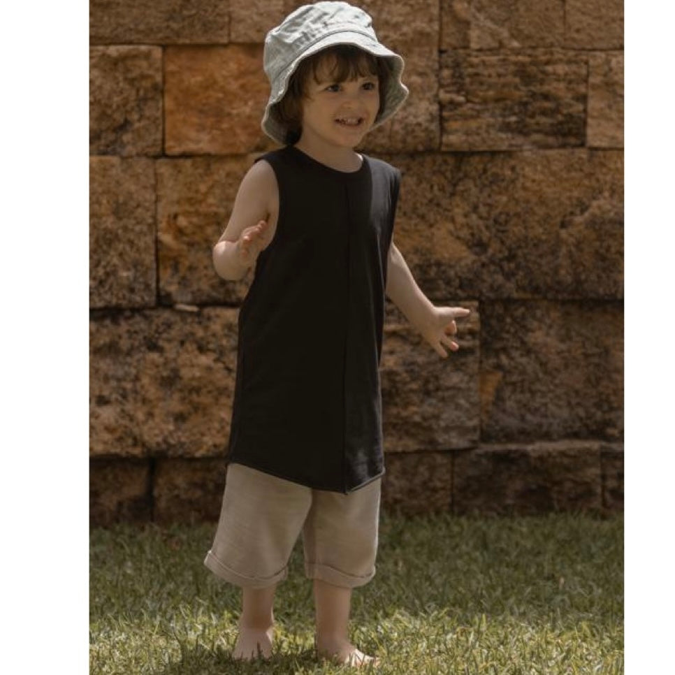 Linen Oat Shorts