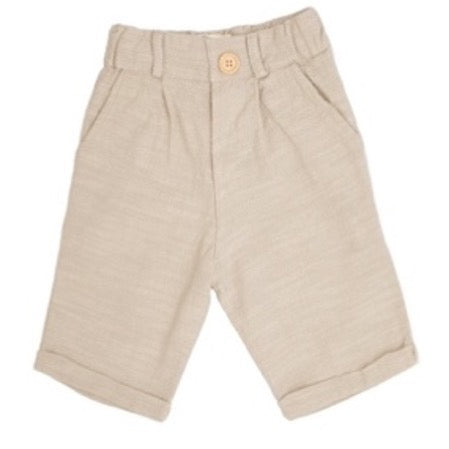 Linen Oat Shorts