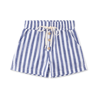 Striped Blue Shorts