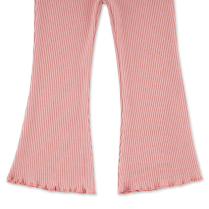 Ribbed Pink Flare